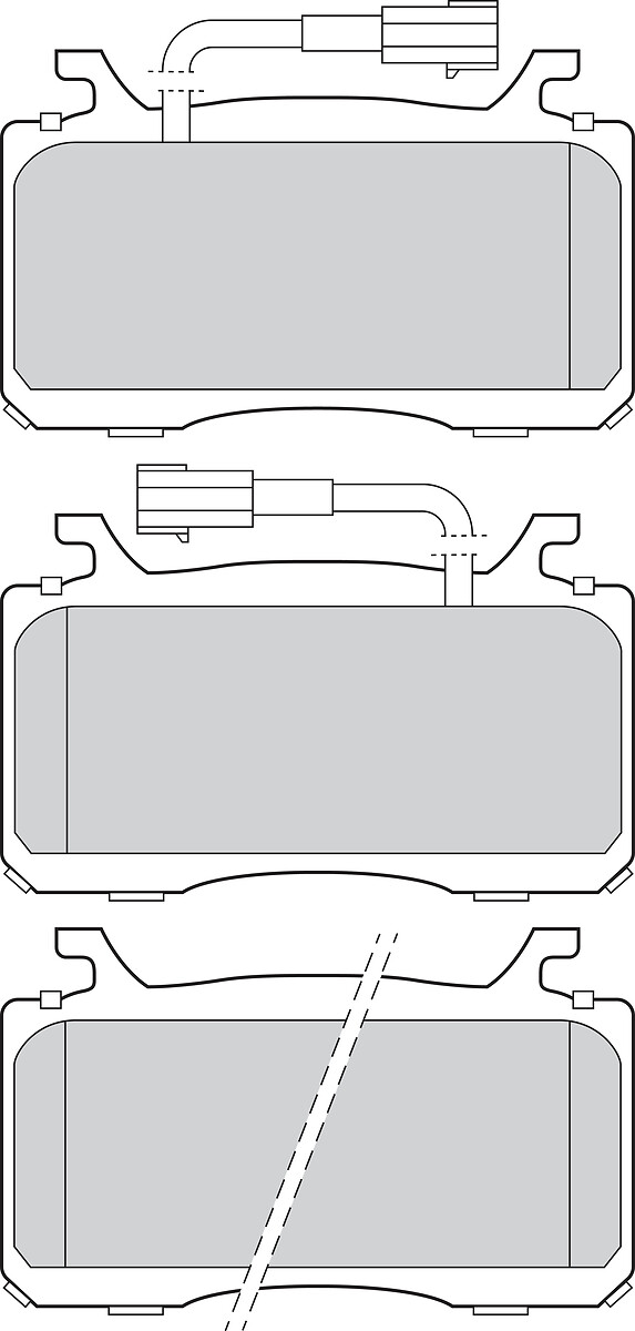 Jeu de 4 plaquettes de frein VALEO ref. 302891